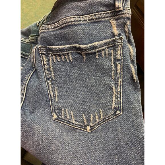 Good American Good Curve Highrise Raw hem skinny jeans sz 30 - Picture 11 of 14